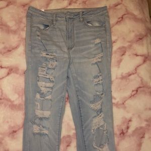 American eagle high waisted skinny jeans